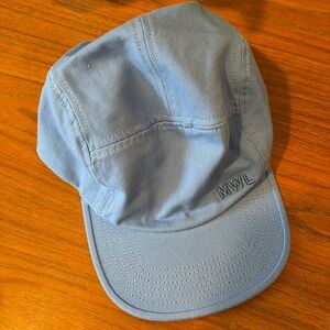 NWT Madewell Cotton Canvas Five-Panel Baseball Cap Blue